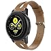 Leather Bands Compatible Samsung Galaxy Watch 42mm and Galaxy Active 40mm Band, Women 20mm Replacement Leather Strap for Samsung Galaxy Watch 42mm/Galaxy Watch Active 40mm