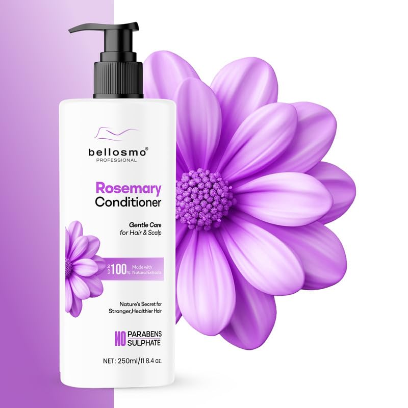 Image of Rosemary Conditioner with Natural Herbal Extracts Gentle Hair Moisturizing for Smooth Soft Hair Suitable for Daily Hair Care-250 ML