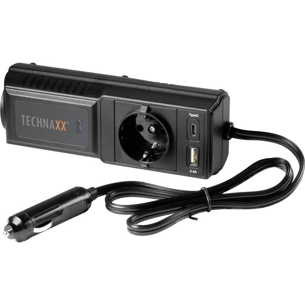 Convertidor de 12V CC a 230V CA Technaxx 200W con onda sinusoidal modificada 3