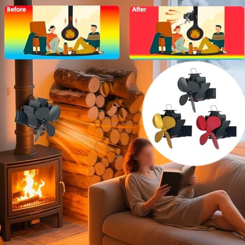 Ventilateur de cheminée efficace contre la perte de chaleur