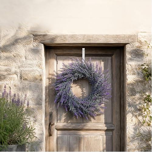 Front Door Wreath with Hook 15 Artificial Door Wreath All-Year