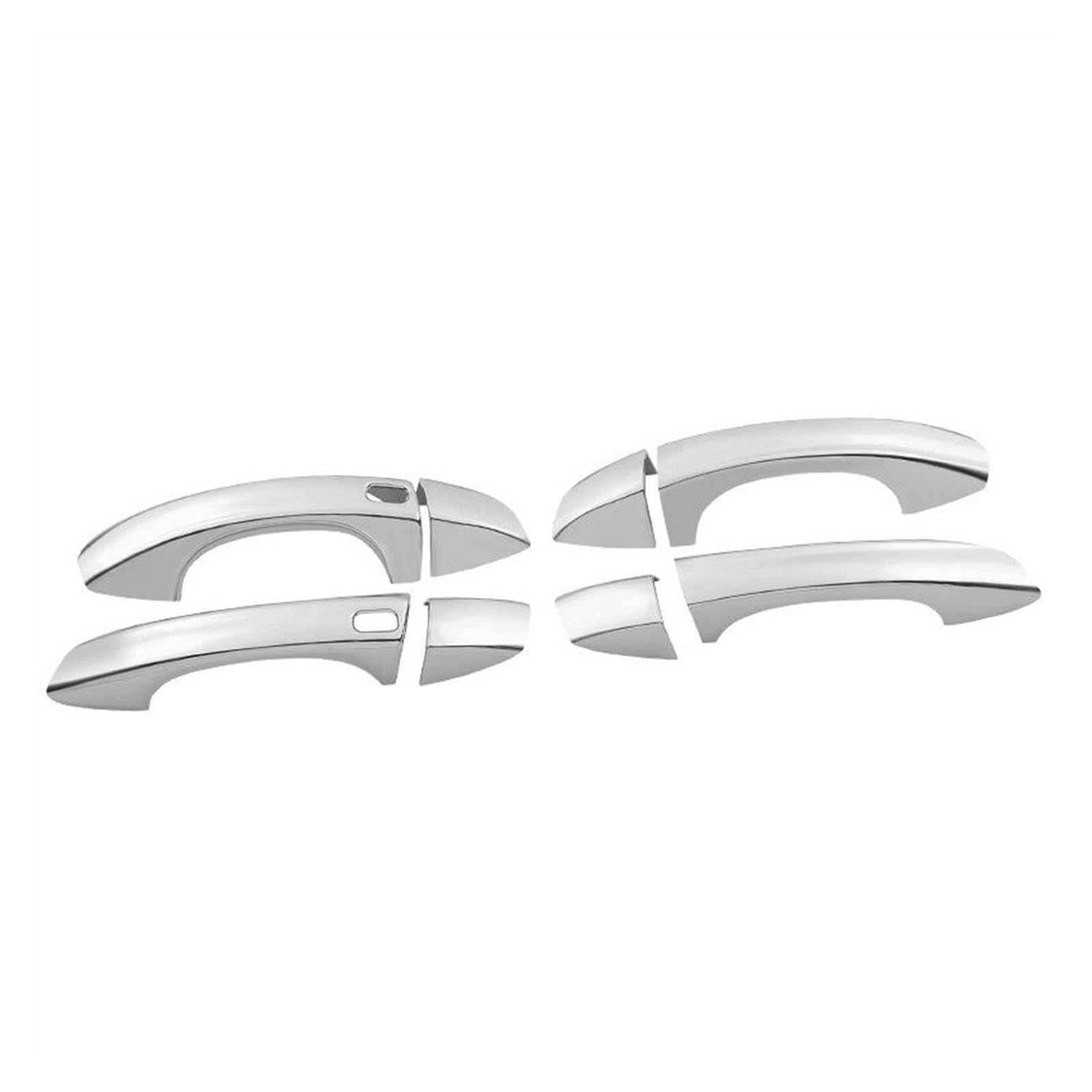 Drezzo Car Exterior Door Handle Car Door Handle Cover Trim Sticker Styling for Skoda for Superb 2009-2013(No Button 2)