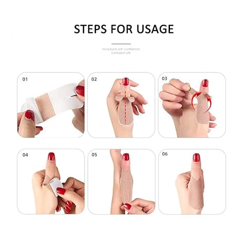 Miniatura 5 de Calcomanías de soporte para pulgar, 10 piezas elásticas y transpirables para el pulgar, parches de protección de mano, adhesivos para el cuidado del