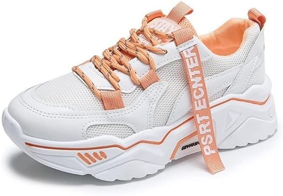 Amazon Co Jp 厚底スニーカー レディース 韓国 ウォーキング シューズ 運動靴 コミューター シューズ ダッドスニーカー シューズ 滑り止め 通気性 カジュアル ランニング シューズ ランニング シューズ 美脚 韓国 人気 おしゃれ 軽量 通学 通勤 日常着用 ファッション