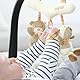 Fehn 160987 Activity-Trapez Rainbow – Stoff-Trapez zum Greifen, Fühlen, Spielen für Zuhause oder unterwegs – Für Babys und Kleinkinder ab 0+ Monaten – Maße: 27cm lang