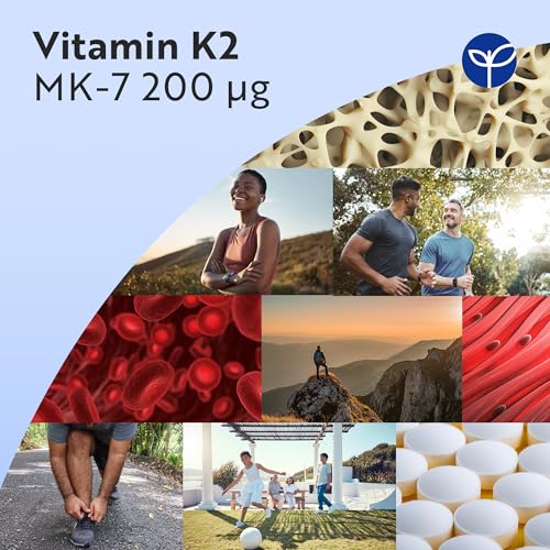 Vitamin K2 MK 7 200mcg - 1 Year Supply - 365 Vegan Micro Tablets (Not Capsules) - Supports Maintenance of Normal Bones - High Strength Menaquinone MK7 - Made in The UK by Nutravita - Image 4
