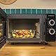Cecotec Mikrowelle mit Grill Proclean 3030 Flatbed Mikrowelle, Kapazität 20 l, 700 W, 6 Stufen, 800 W Halogengrill, kompaktes Design mit FullCrystal-Tür, perfektes Kochen dank 3DWave-Technologie