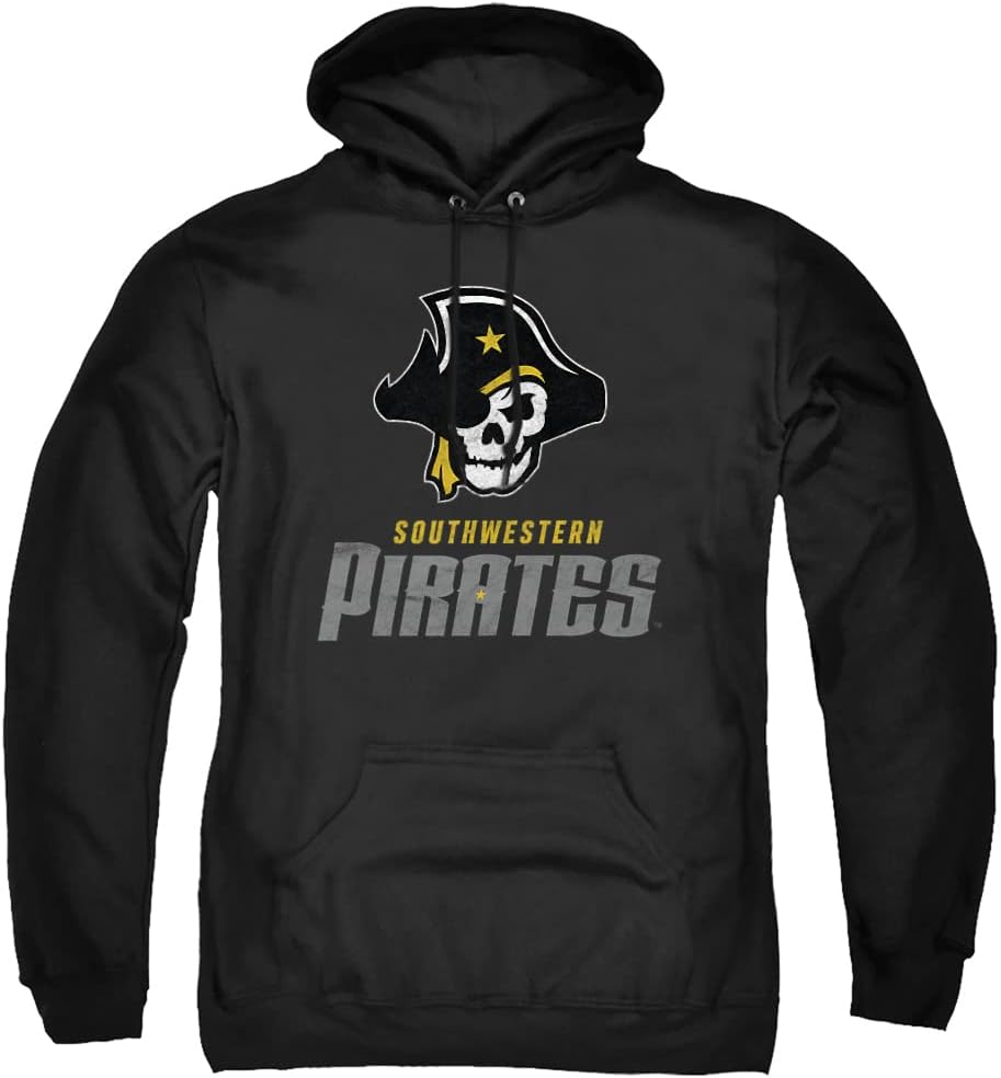 LOGOVISION Official Collegiate Distressed Primary Logo Adult Pullover Hoodie Collection