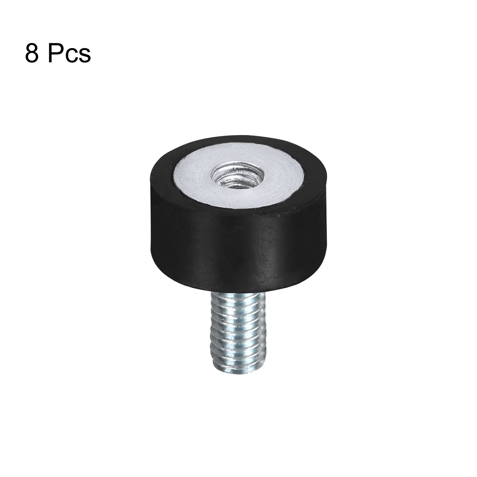 uxcell Rubber Mounts 8pcs M5 Male/Female Vibration Isolator Shock