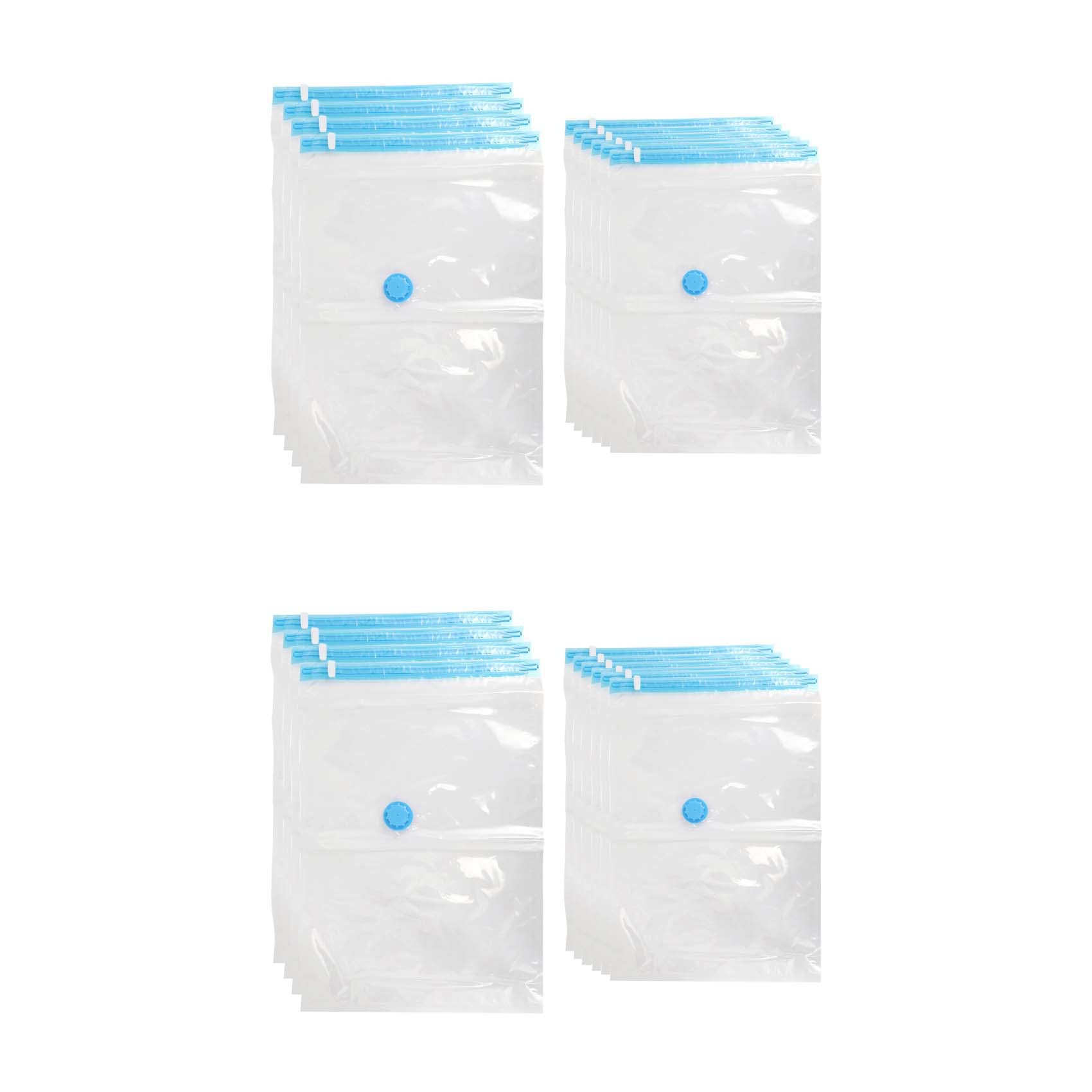 Hndhbfgrt Vacuum Bag 20 Pieces Set 2 Sizes 12 Pieces 40X60 and 8 Pieces 60X80 for Storing Clothes, and Bed Linen Vacuum Bag