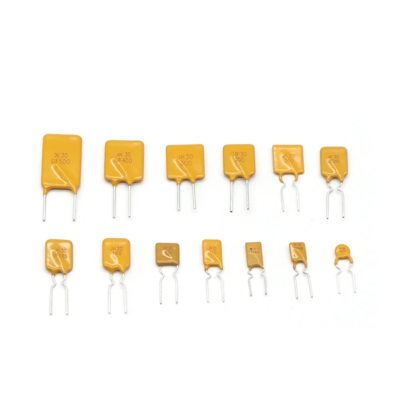 【10PCS】 Jk30 Plug In Self Resettable Fuse Pptc Ruef 30V 0.5A 0.75A 0.9A 1.1A 1.35A 1.5A 1.6A 1.85A 2A 2.5A 3A 4A 5A 6A 7A 8A 9A(6A)