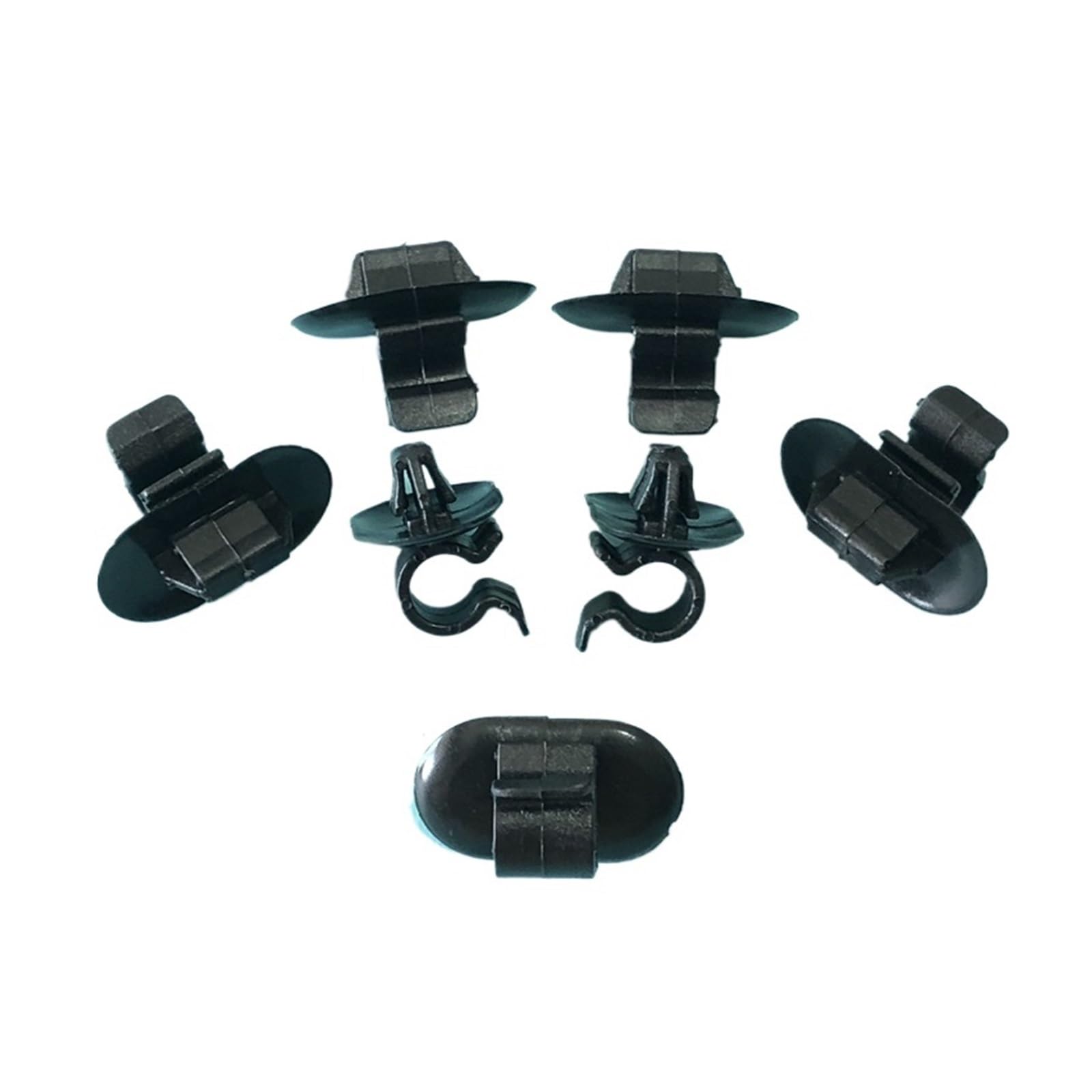 NLNKDTDPAK Bonnet Stay Clip Plastic Fastener Holder Fit for Citroen AX Evasion C2 C3 II C4 C5 I for Peugeot for Vauxhall for Vivaro Car Holders(20 PCS)