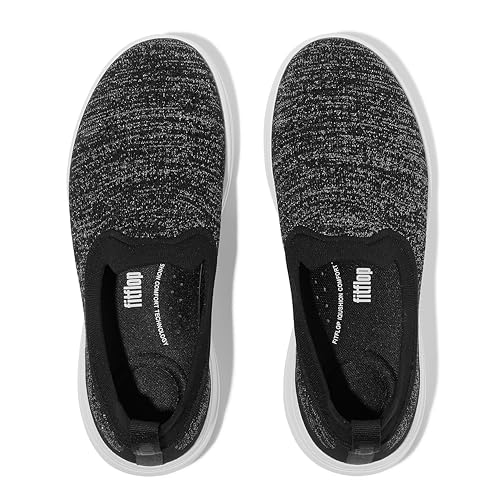 Image of FitFlop Super-Q Knit Slip-Ons