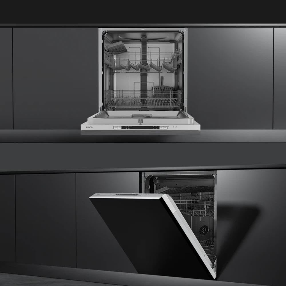 TEKA Lavavajillas Integrable 60 cm, 12 Cubiertos, 5 Programas de Lavado, 5 Temperaturas, Media Carga, Programación Diferida, Sistema AQUASAFE, Modelo DFI 46710