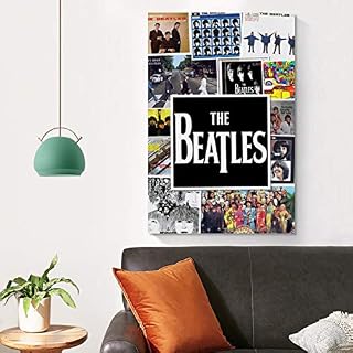 XYDD Couverture de l’album Beatles Poster décoratif Peinture sur toile Art mural Salon Posters Chambre 50 x 75 cm - Les Beatles, Paul McCartney, John Lennon, RIngo Starr, George Harrison XYDD Couverture de l'album Beatles Poster décoratif Peinture sur toile Art mural Salon Posters Chambre 50 x 75 cm – Image 4