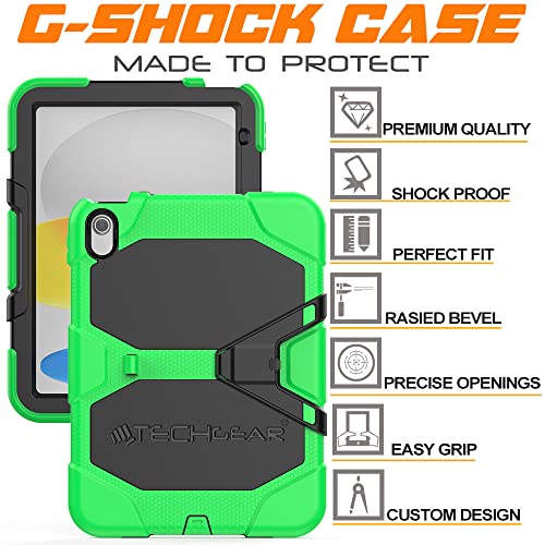 TECHGEAR G-SHOCK Case for iPad 11" A16 (11th Gen 2025) & 10.9" (10th Gen 2022) - Image 4
