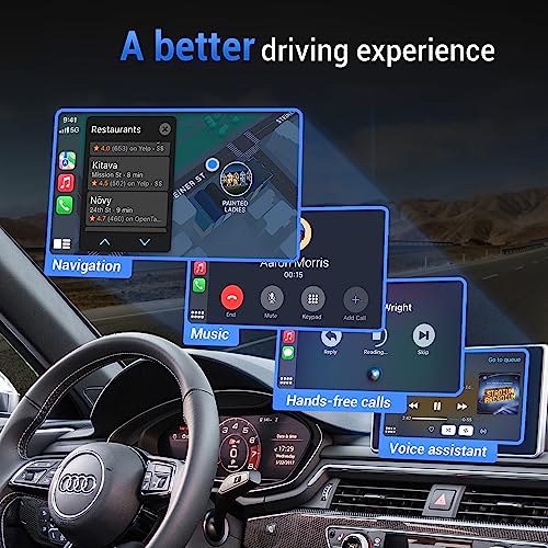 Image of OTTOCAST CarPlay Wireless Adapter for iPhone U2-AIR Pro Wireless CarPlay Adapter Convert Wired to Wireless,Apple CarPlay Wireless Adapter 8S Connection Plug & Play No Lag for OEM Wired CarPlay Cars