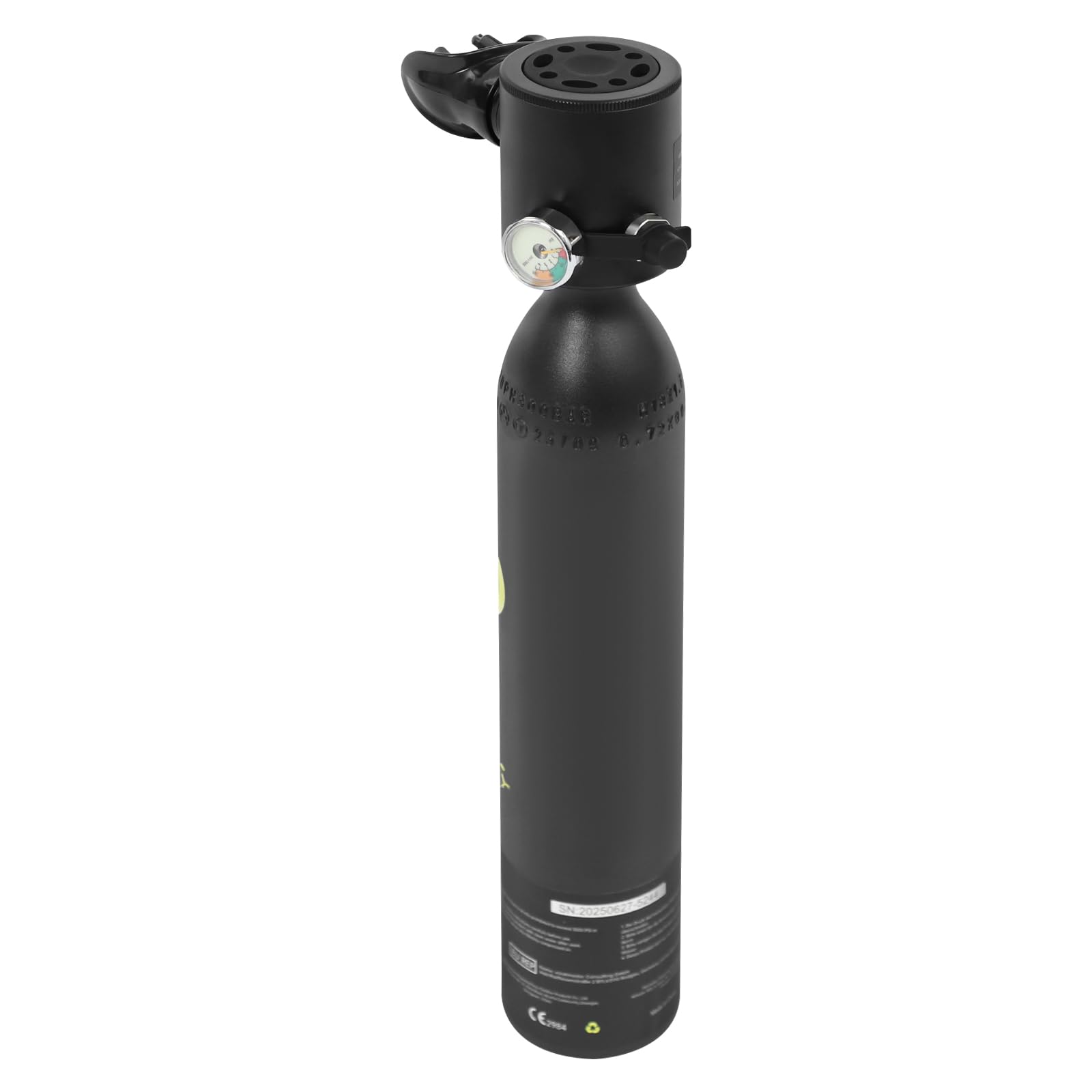 0.5L Mini Tauchflasche für das Tauchen im Flachen Wasser, Lung Tank Support 5-10 Min Unterwasseratmung Kleine Tauchzylinder für Tauchpraxis Oder Als Ersatzluftflasche