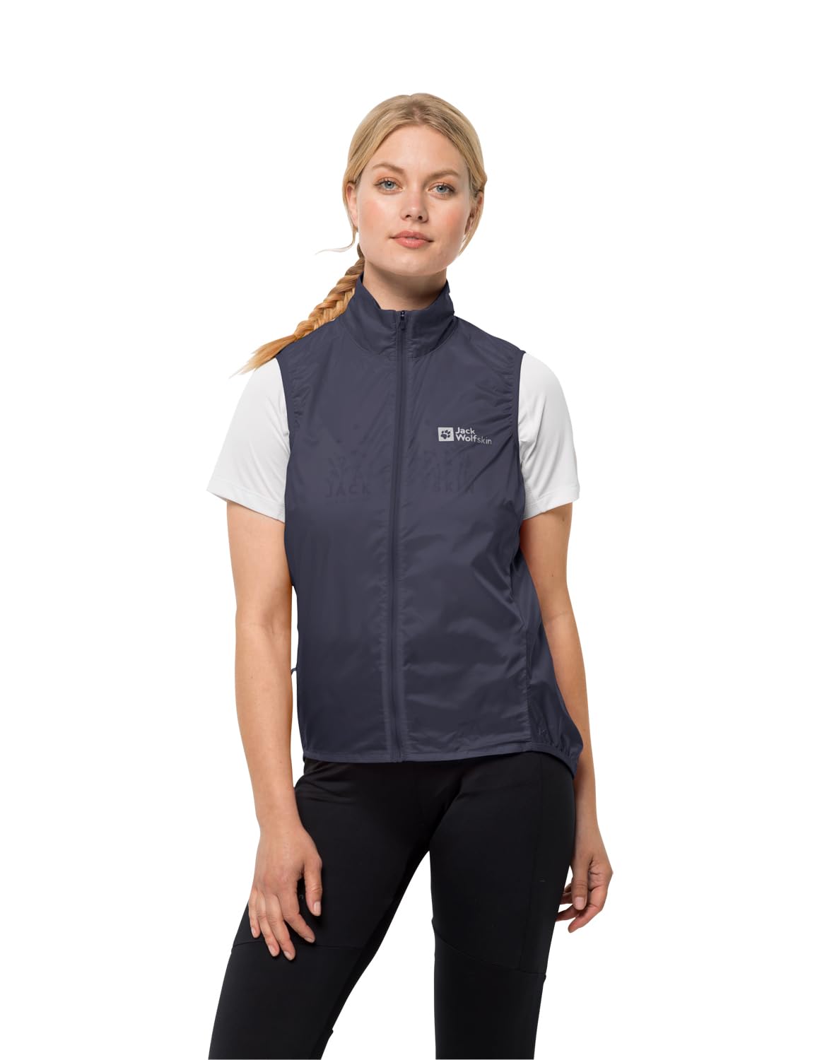 Jack Wolfskin Women's Morobbia Wind Vest W, Graphite, XS