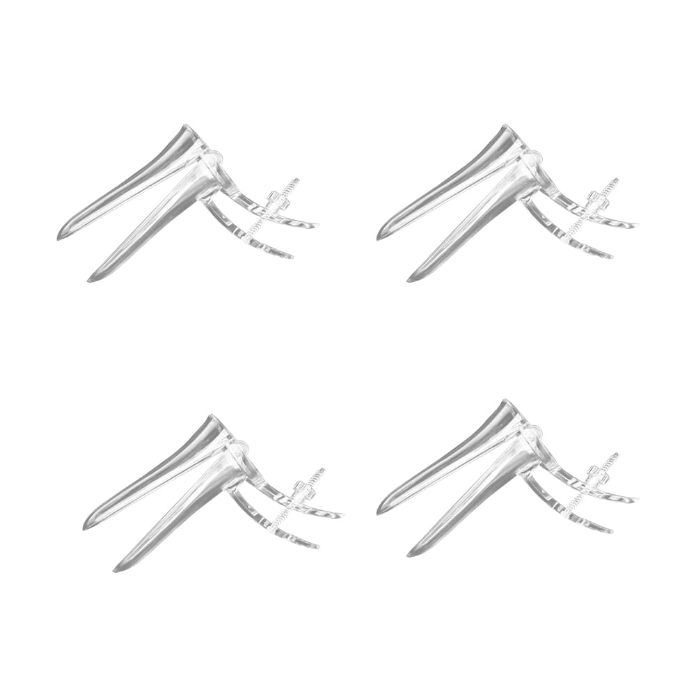 Spekulum für Frauen, 4 Stück Vaginalspekulum, einstellbarer Winkel, wiederverwendbar, schmerzlos, Spekulum, ABS-Material, große Spekulum Instrumente, Werkzeuge