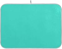 Vista 13 de Tapete de secado de platos grande verde salvia, extra grande para platos, accesorios de cocina, mostrador, almohadilla escurridor de platos