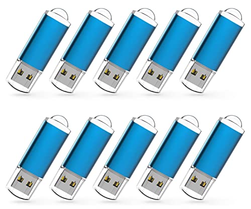 RAOYI 1GB USB 2.0 Flash Drive Bulk, 10-Pack, Blue by RAOYI - Used condition - US$22.98