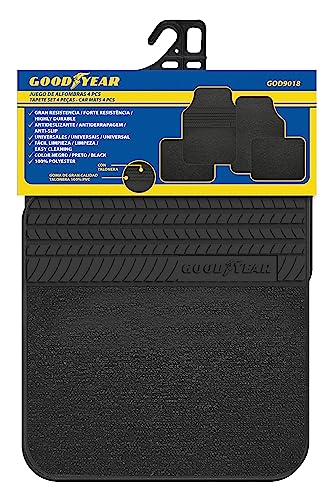 Goodyear GOD9018 Teppiche Set, Schwarz