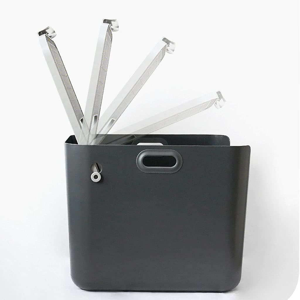 Cajas de Arena Clamshell Cable Capa Caja DE Lacker Super Grande Semi-COMPRESTORIO Space Top-INTERMENTE con EL Inicio DE ARENAJE con LA Pala Arenero ​Gatos (Color : Gray)