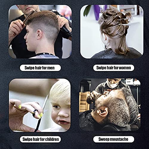 ZheHanWUFB Herren Rasierpinsel Weicher Nylon-Rasierpinsel für gebrochenes Haar mit Holzgriff Herren, gebrochene Haarbürste antistatische Nackenbürste (Schädelform) - Image 8