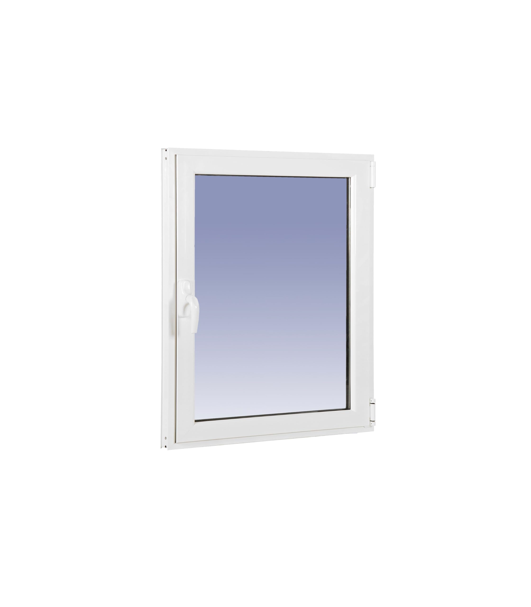 Ventanastock Ventana Aluminio 500x600 Practicable Derecha 1 hoja carglass (Climalit Mate)