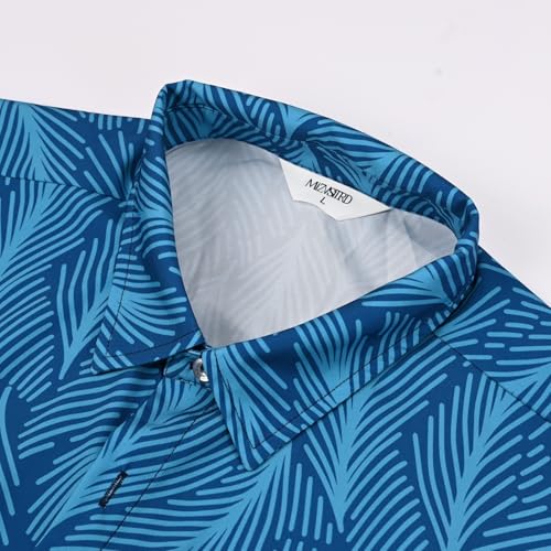 Image of Hawaiian Shirt for Men Tropical Shirts Summer Beach Button Down Short Sleeve Luau Aloha Floral Cruise Vacation Outfit 2026