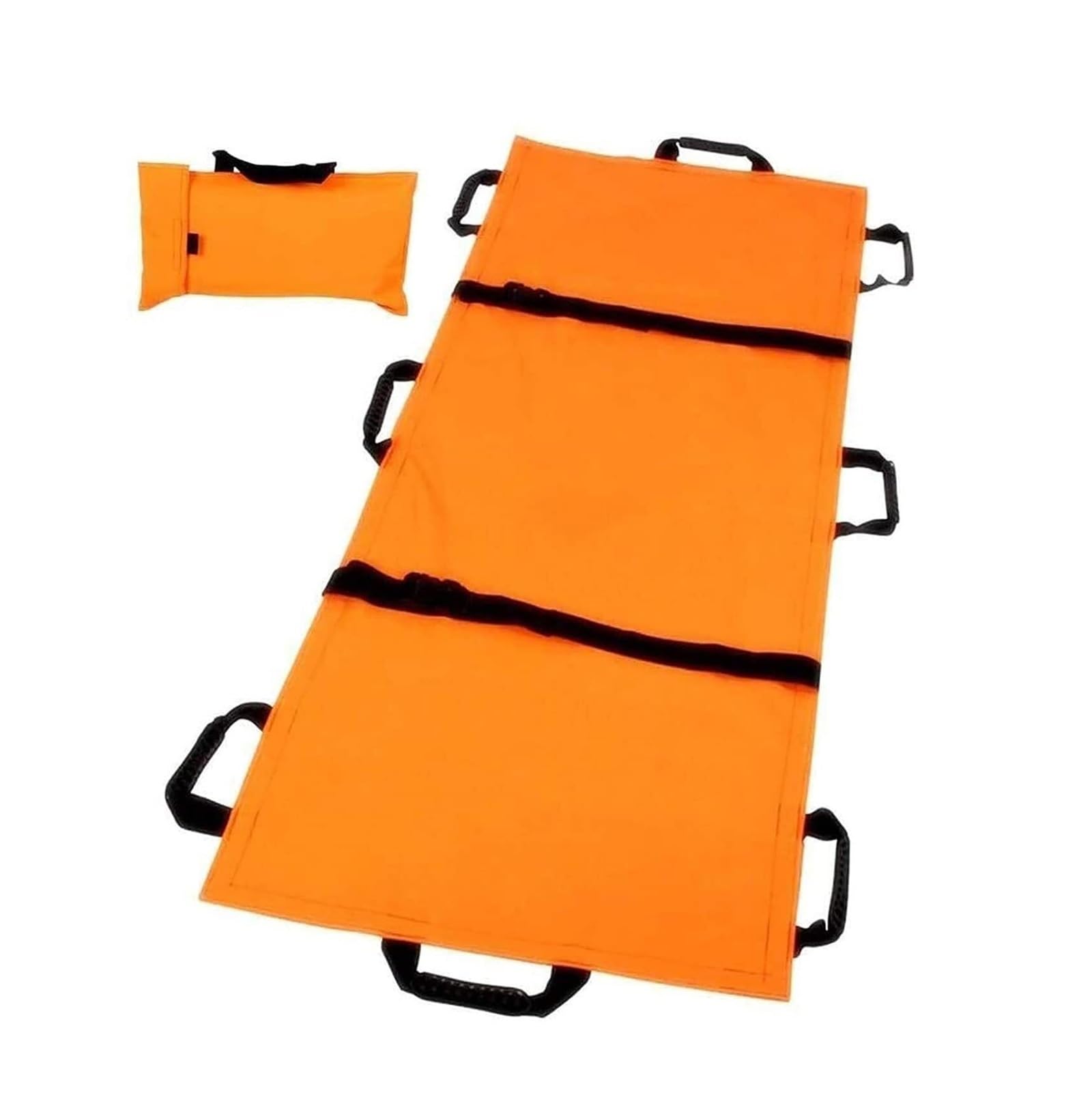 SWENEEN Folding Stretcher,Portable Emergency Stretcher,Household Soft Stretcher With 8 Handles,