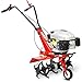 Produktbild HECHT Benzin-Gartenfräse 746 Motorhacke Kultivator Bodenhacke Bodenfräse Fräse (Motorleistung: 3,7 kW (5,0 PS), 36 oder 60cm Arbeitsbreite, 6 Kreisel mit je 4 Zinken)