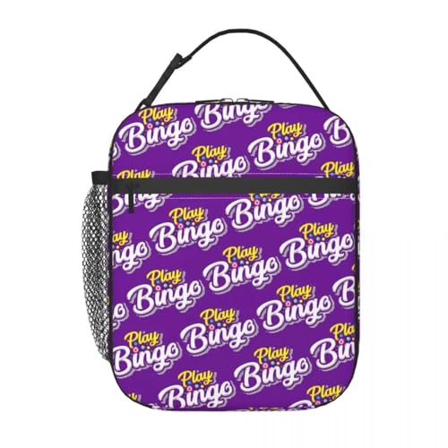 WEIXNCXCJ Lonchera Reutilizable Bignoes de Custom Play para Mujeres Nevera Impermeable Térmica Comida Bolsa de Almuerzo aislada para niños Escolares Estudiantes
