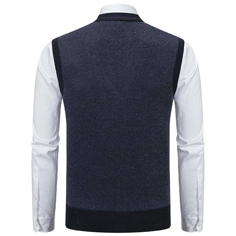 Chaleco de punto térmico de hombre ropa de abrigo ajustada para invierno 5