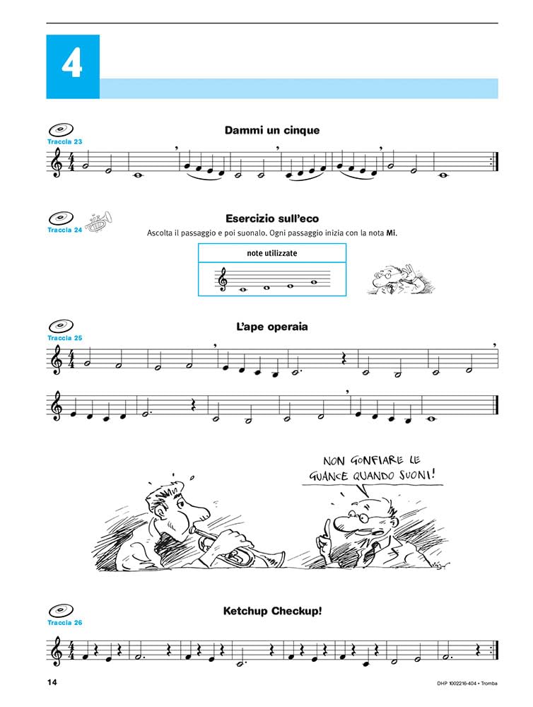 Kastelein-Botma Ascolta Leggi & Suona Volume 1 per Tromba | Metodo Didattico per Principianti con Audio Online | Libro per Imparare a Suonare la Tromba con Esercizi | Sheet Music per Studenti