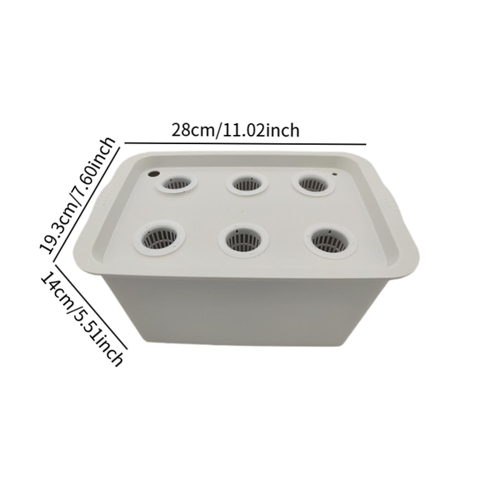 Générique Boîte Hydroponique Système d'Irrigation Automatique Kit de Culture Bac de Plantation Compact et Solide Adaptée à la Production de Légumes