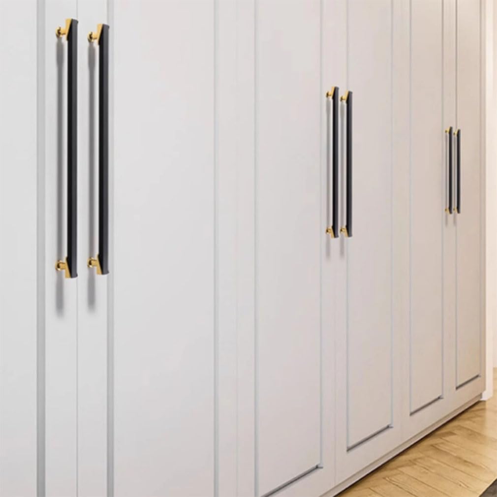 Tiradores para Cajones 2 Piezas Manija de Cocina de Aleación de Aluminio Tiradores para Muebles Decorativos Manija de Gabinete para Roperos Baños Dormitorios (Hole Distance 970mm)