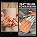 Makartt Nail Tips-Long Coffin Nails,Clear,500pcs 10 Sizes,Full Cover,Press on for Easy Extension Manicure, Fake Nails for Gel Polish Salon DIY Supplies