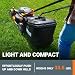 Worx WG743 40V PowerShare 4.0Ah 17" Lawn Mower w/ Mulching & Intellicut...
