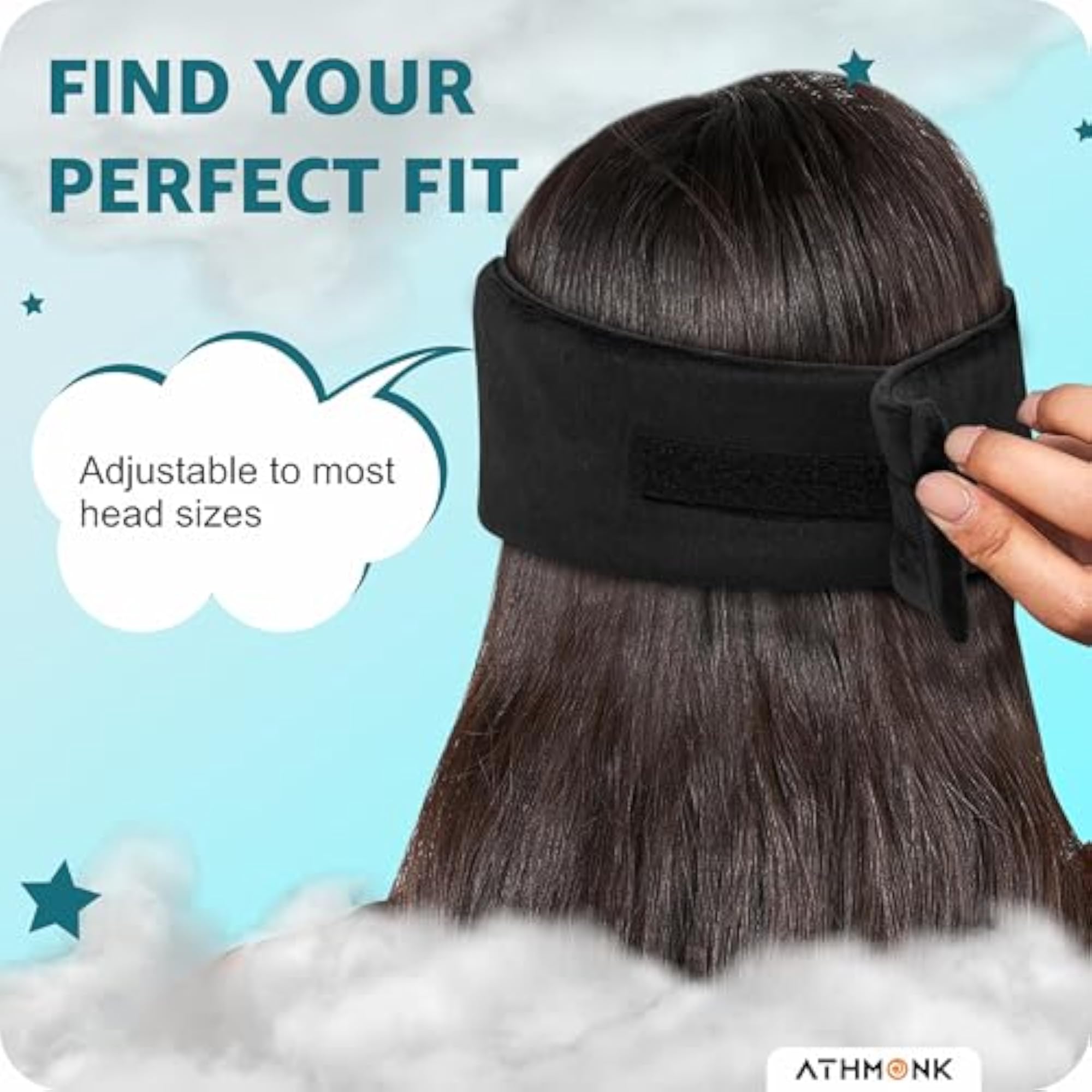 Luxury Velvet Extra-Wide Sleeping Eye Mask