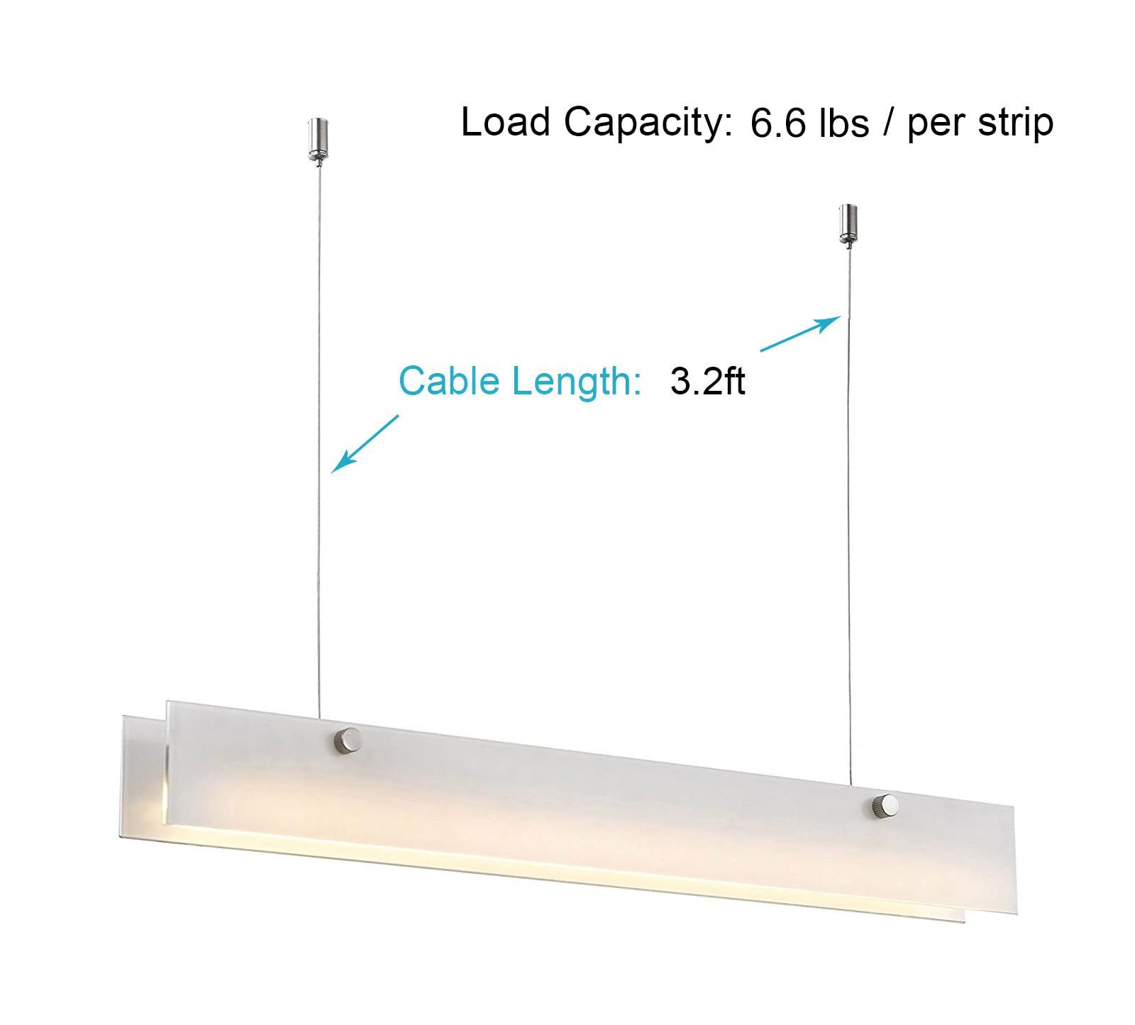 16 Pack 3.2 ft Hexagon Light Hanging Wire, Ceiling Suspension Cable — Amazon image 4