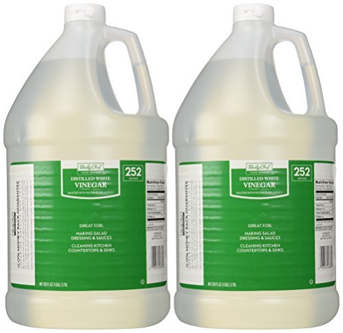 Daily Chef Distilled White Vinegar 1 gallon jugs (6 PACK)