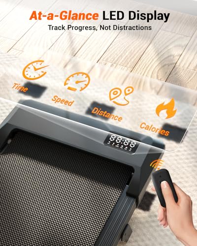 Lacuffy BA10 Under-Desk Walking Pad with 6% Incline — view 7