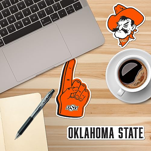 Image of Oklahoma State University 9ct Vinyl Sticker Pack - Large Waterproof Cowboys & OSU Decals for Laptops, Water Bottles, Tablets, Scrapbooks, Vehicles & More - Officially Licensed Designs
