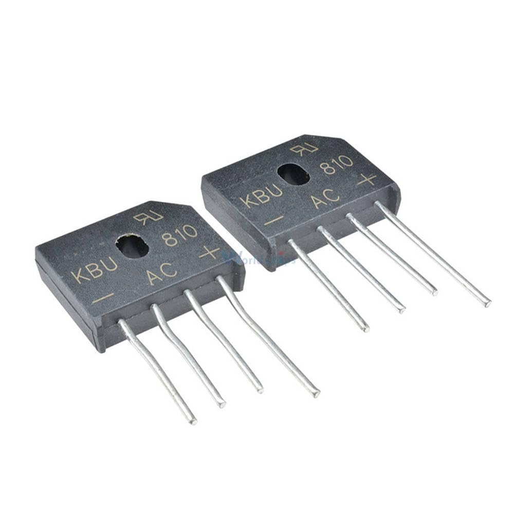 Reland Sun 10 Stück KBU810 Diodenbrücke – 8A 1000V Gleichrichter, Zuverlässig KBU810 Gleichrichter