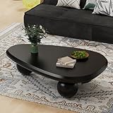 Photo Gallery dbtxwd tavolino da caffè ovale irregolare, moderno, stile mid-century, nero, con 3 gambe a sfera, per soggiorno, camera da letto, balcone, patio (b black 41in) Photo Gallery dbtxwd tavolino da caffè ovale irregolare, moderno, stile mid-century, nero, con 3 gambe a sfera, per soggiorno, camera da letto, balcone, patio (b black 41in)