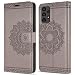 Produktbild betterfon Hülle für Samsung Galaxy A13 4G - Handyhülle Klapphülle Schutzhülle Tasche Premium PU Leder - mit [Kartenfächern] - Grau