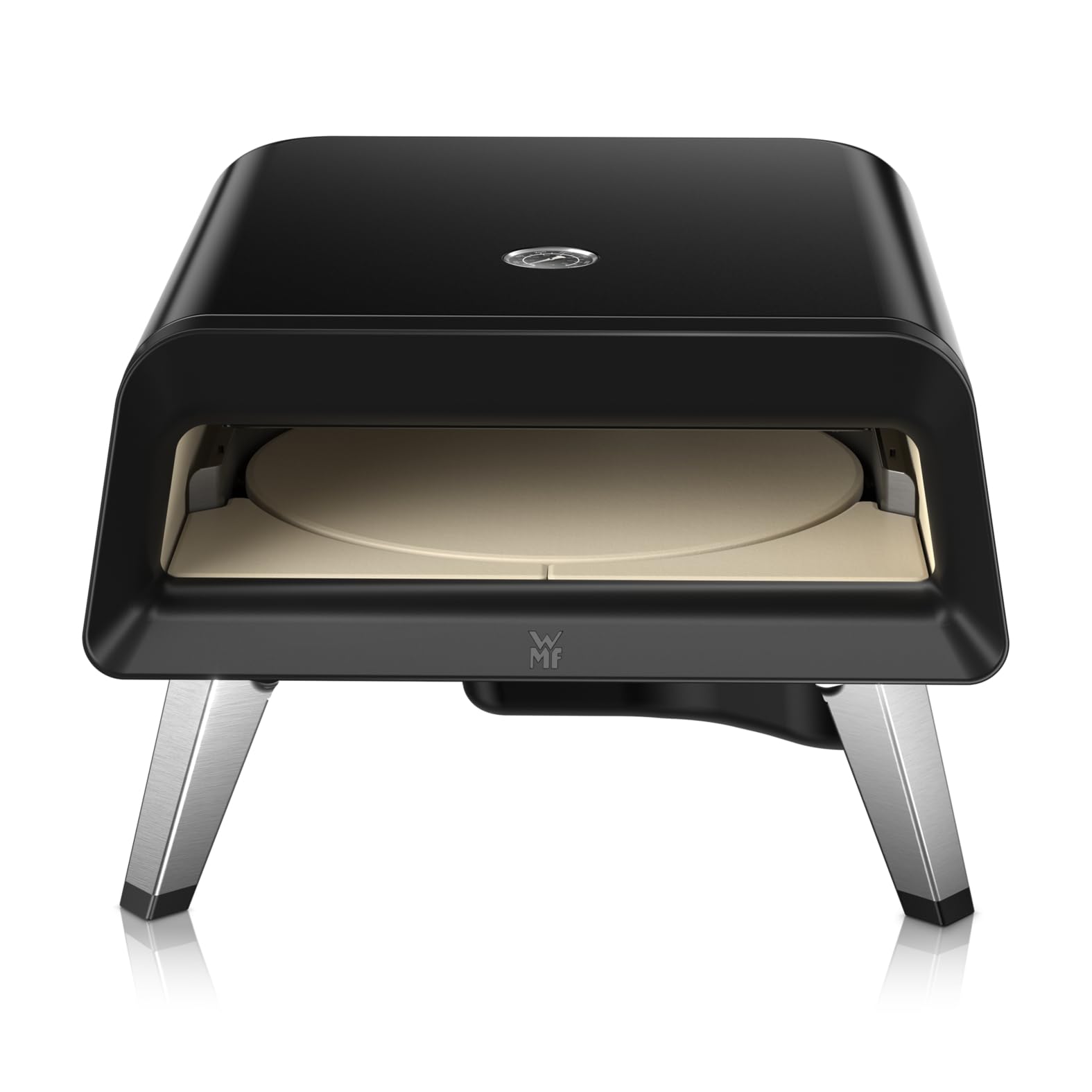 WMF Pizzaiolo Pro Pizzaofen (Gas, Ø40 cm Cordierit-Pizzastein, 90 Sekunden)