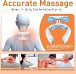 Neck Massager, Upgraded Neck Massager Ergonomic Design Portable Lightweight, Portable Head Heated Electric Massagers Set with Heat & Vibration